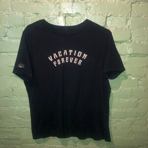 REAL Vacation forever graphic tee black XL